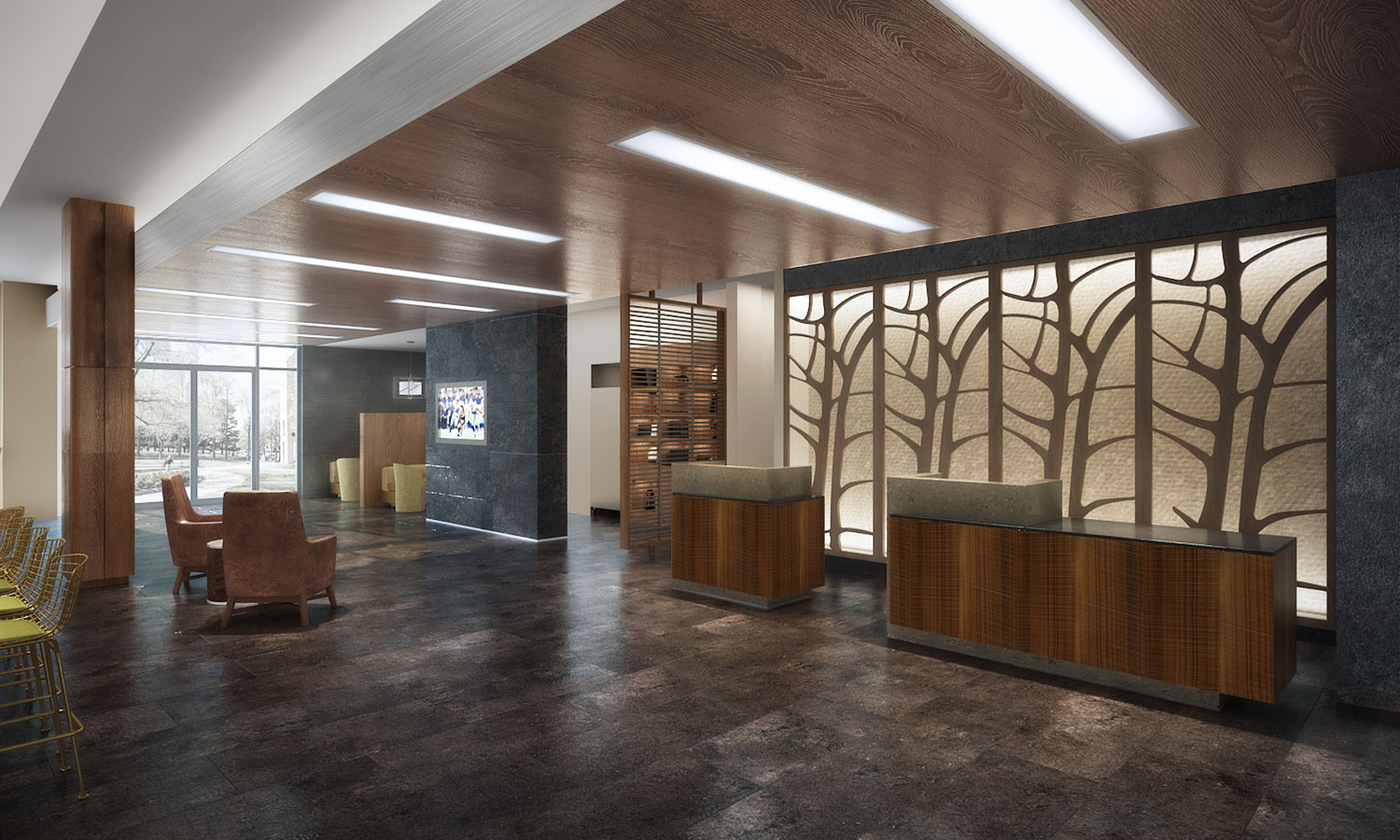 Hospitality Interior Design at Courtyard by Marriott Alpharetta